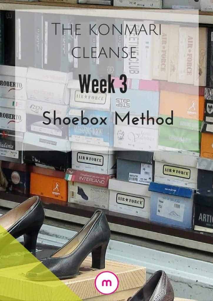Organization Method Using Shoeboxes 
