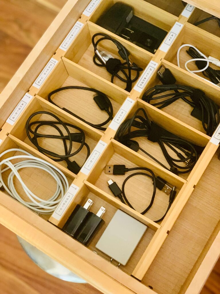 drawer divider with inserts