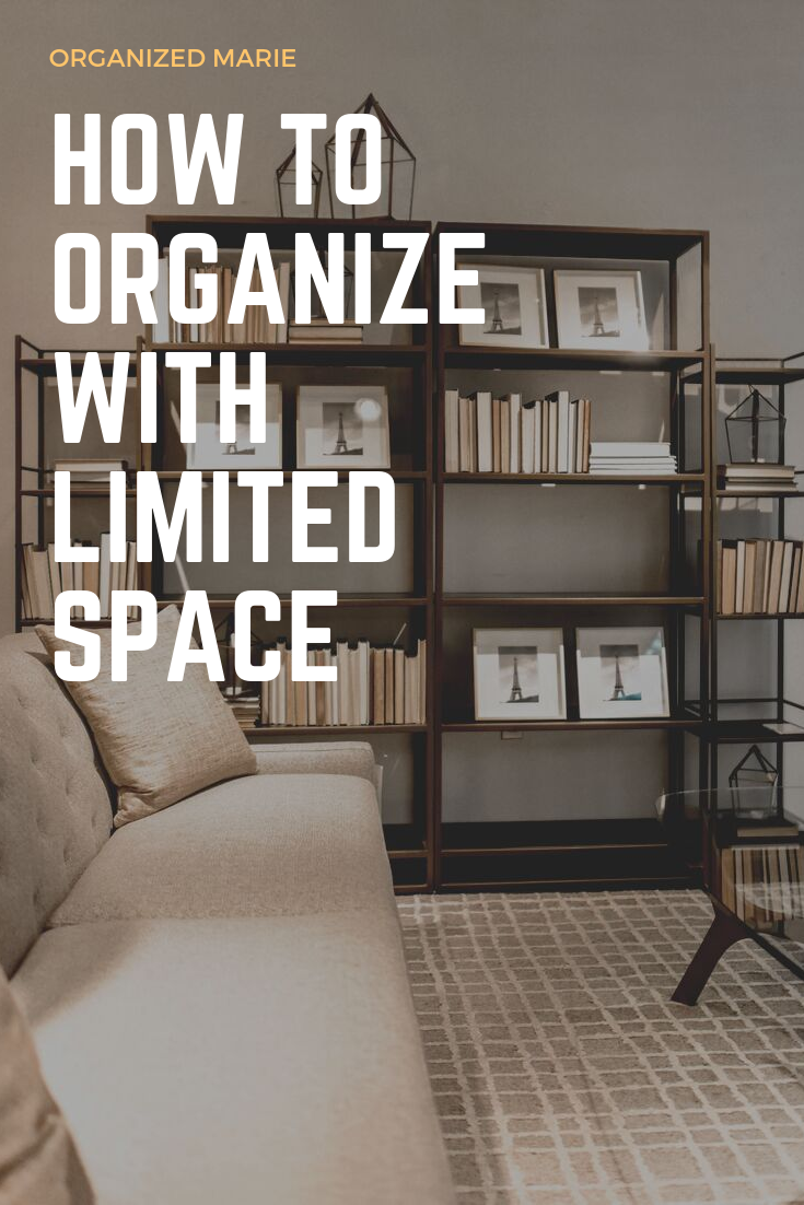 organizing with limited space Organized Marie
