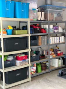 how to organize the garage