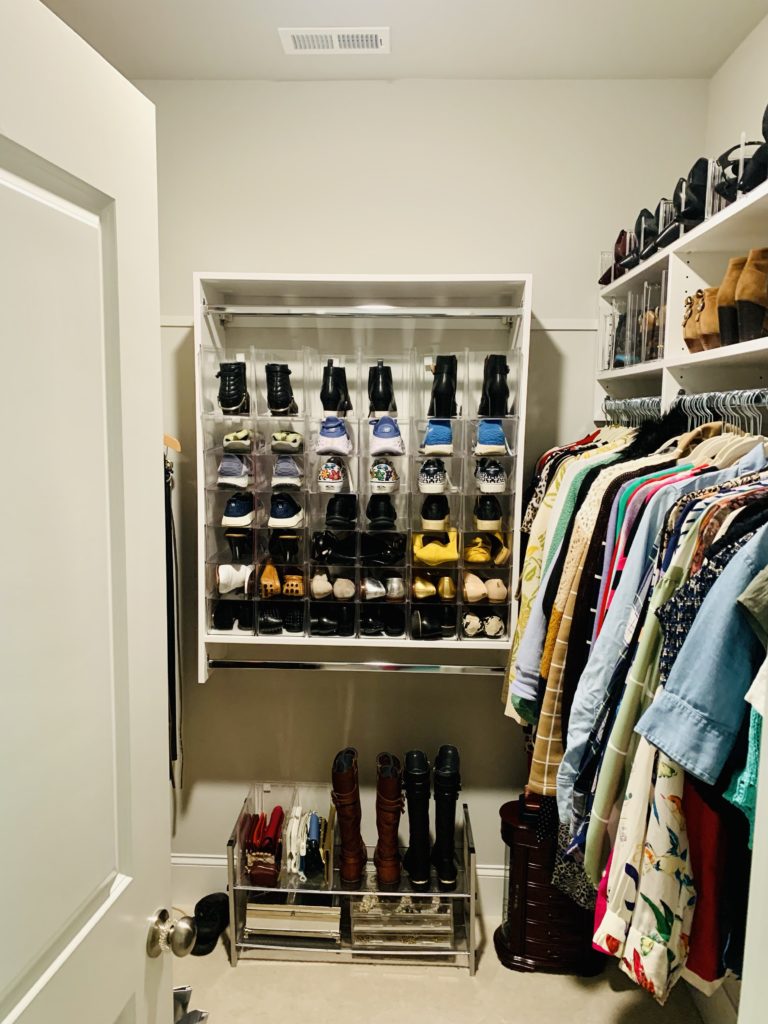 Shoe organizer for closet
