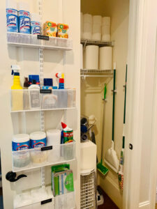 organizing a utility closet
