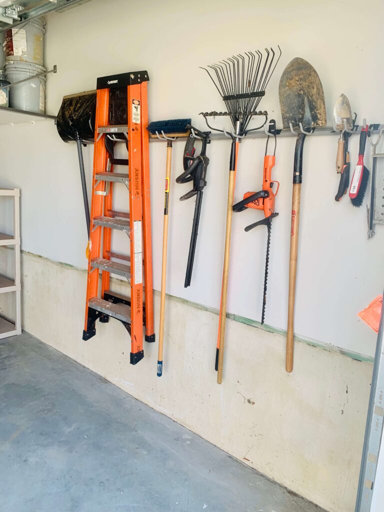 garage organization wall