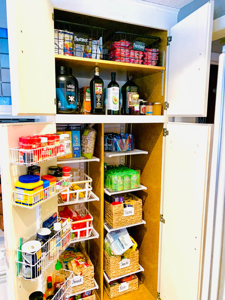 How To Organize A Pantry With Deep Shelves - Organized Marie