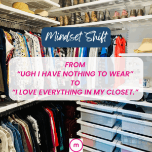 three systems to organize your closet, professional home organizer, Organzied Marie, Charlotte, NC
