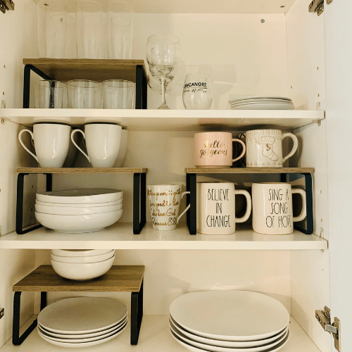 how to maximize space with shelves, professional home organizer, Organized Marie