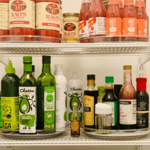 how to use turntables to organize pantry, professional home organization, Organized Marie