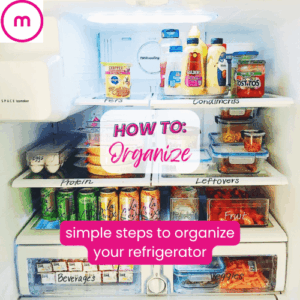 how to organize your refrigerator, professional home organizer, Organized Marie, Charlotte, NC