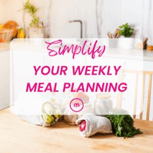meal planning template, organized meal planning, Organized Marie, Charlotte NC