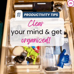 how to increase productivity through organizing, professional home organizer, Organized Marie, Charlotte, NC