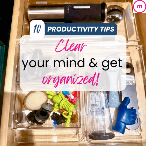 how to increase productivity through organizing, professional home organizer, Organized Marie, Charlotte, NC